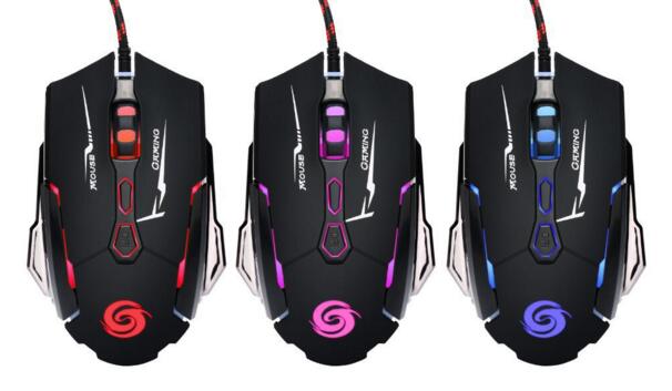 Super cool 4000DPI 7 keys usb wired gaming mouse